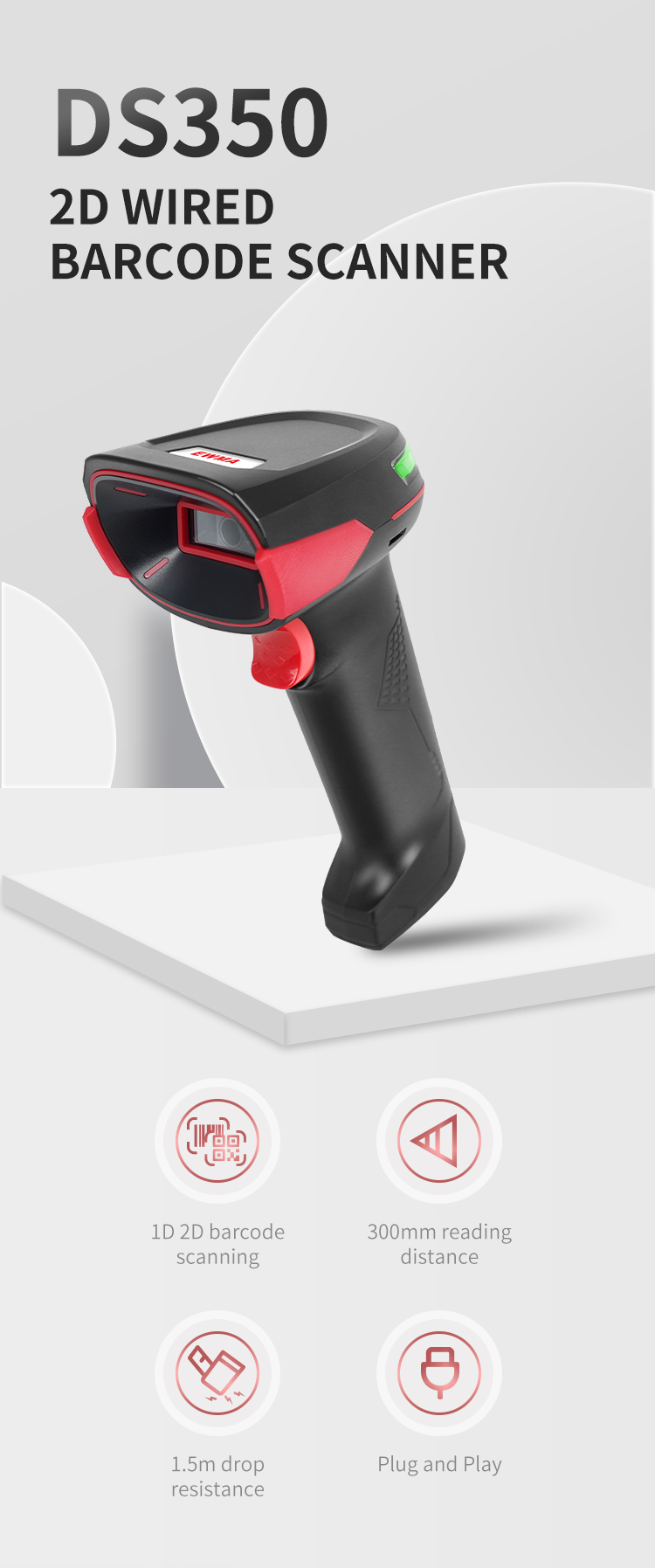 New Product Ideas 2025 Handheld Barcode Scanner Use with Thermal Printer for Pos