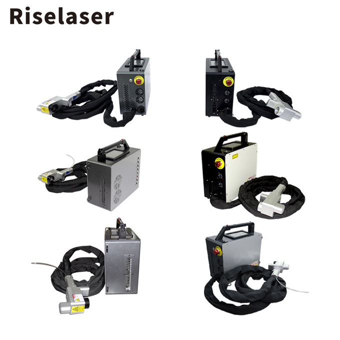 Backpack Portable Metal Laser Paint And Rust Remover 50W 100W Automatic Rust Removal Laser Cleaning Machine