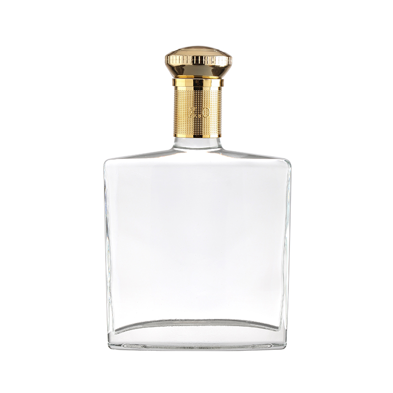 Aluminum Plastic PP Collar 100ml Glass Bottle Whisky for Beverage Industry