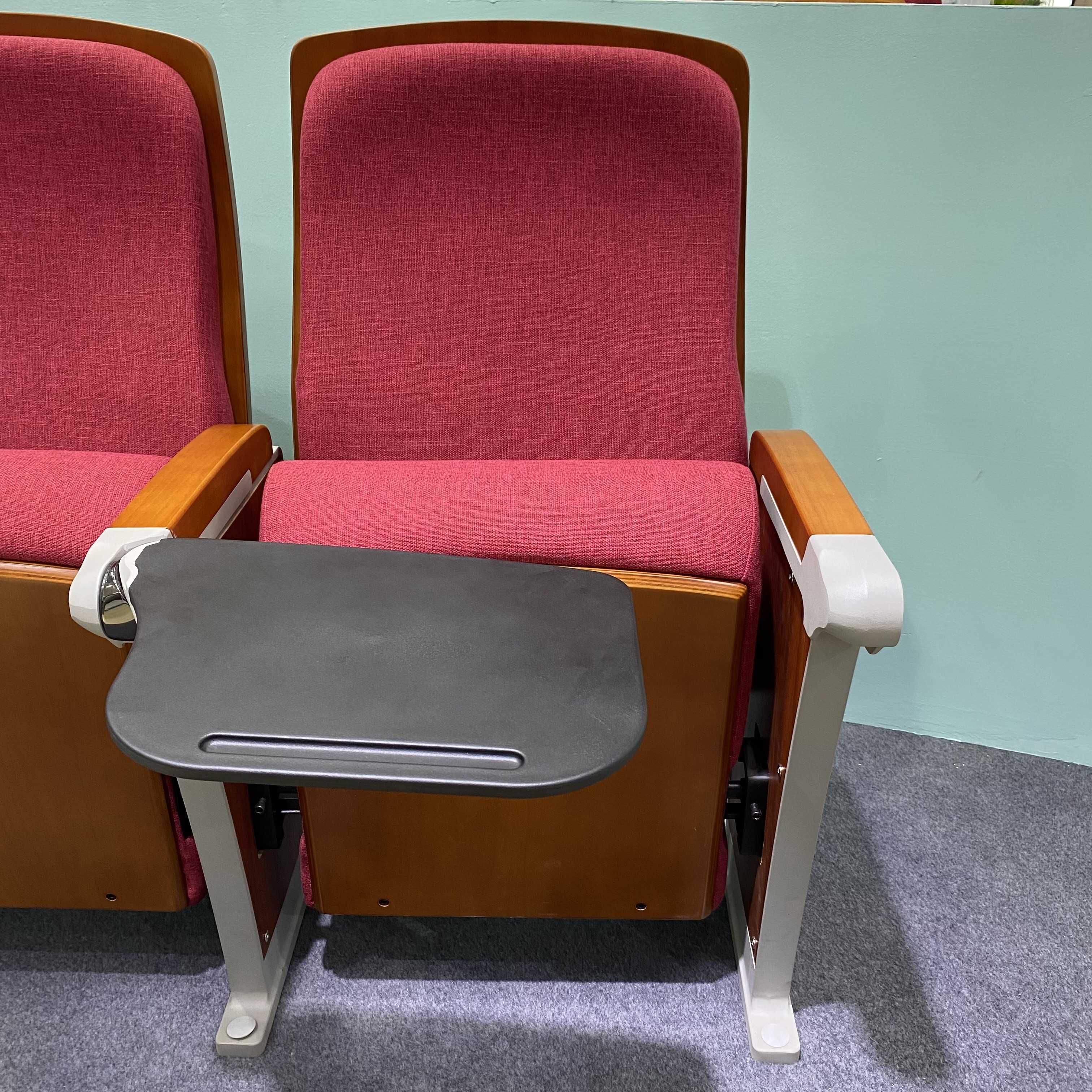 Steel Frame School Concert Hall Chair Auditorium Seats With Tablet