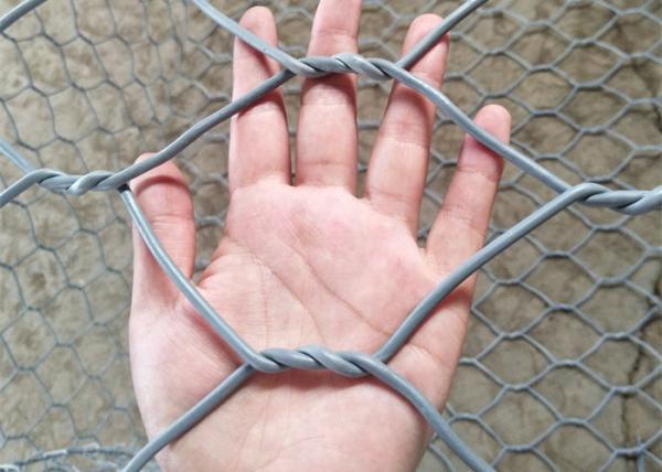 Quality Pvc Coated Wire Mesh Gabions Basket For Coastline 2mx1mx1m Size for sale