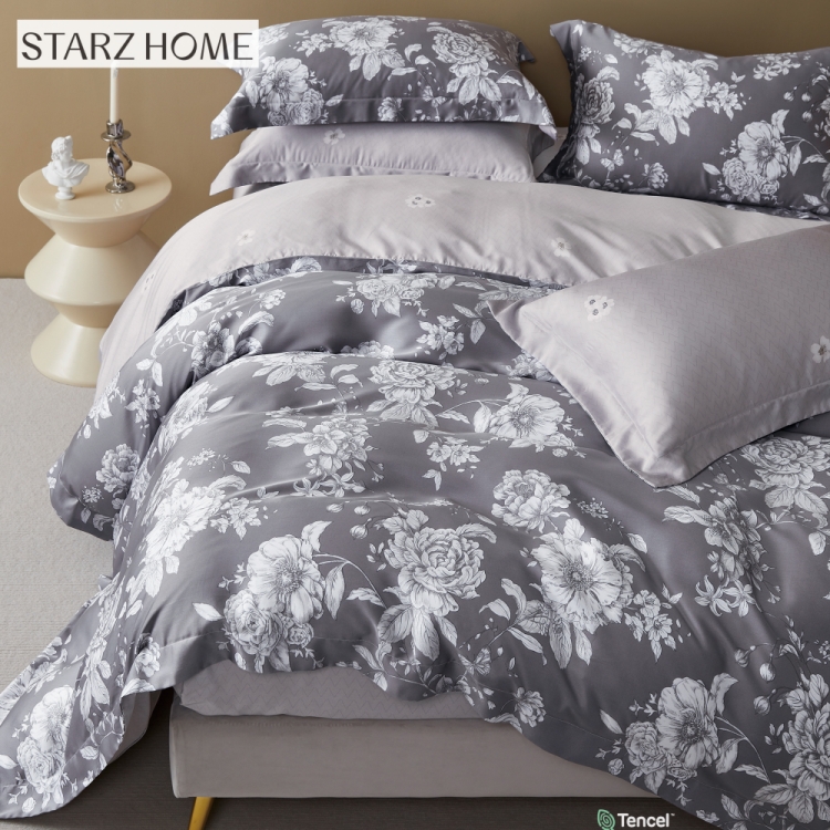 Printed 100% Cotton Sheet Set Solid Comforter Bedding Set Bedspread for Home Comfort