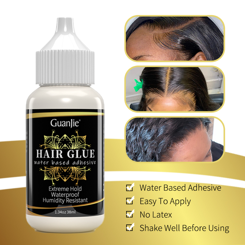 Private Label 38ml Invisible Hair Bonding Glue For Lace Wig Adhesives