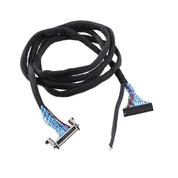 Low Voltage Differential Signaling JAE 30 Pin To Dupont 2.0 Ul1571 Cable , Lvds
