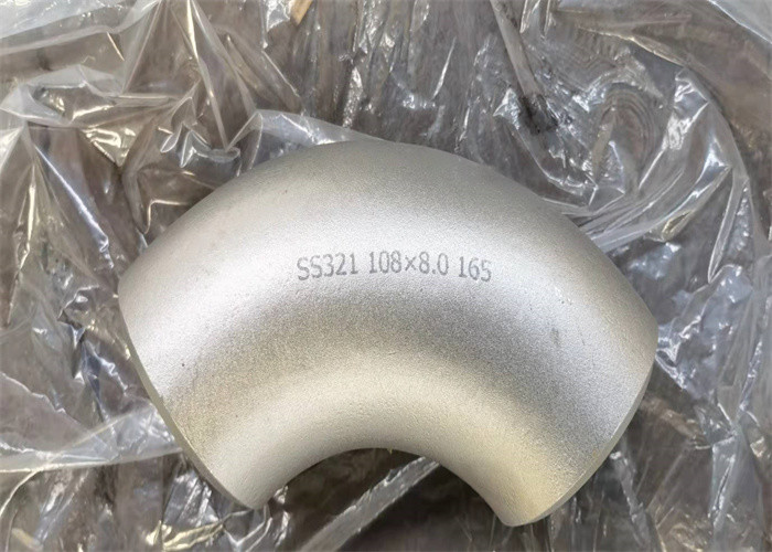 SS304 Stainless Steel Pipe Elbow 316L SMLS 180 Degree For Hydraulic Equipment