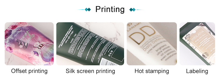 Skin Care Day Night Facial Cream Soft Squeeze Tube Cosmetic Packaging Facial Cleanser