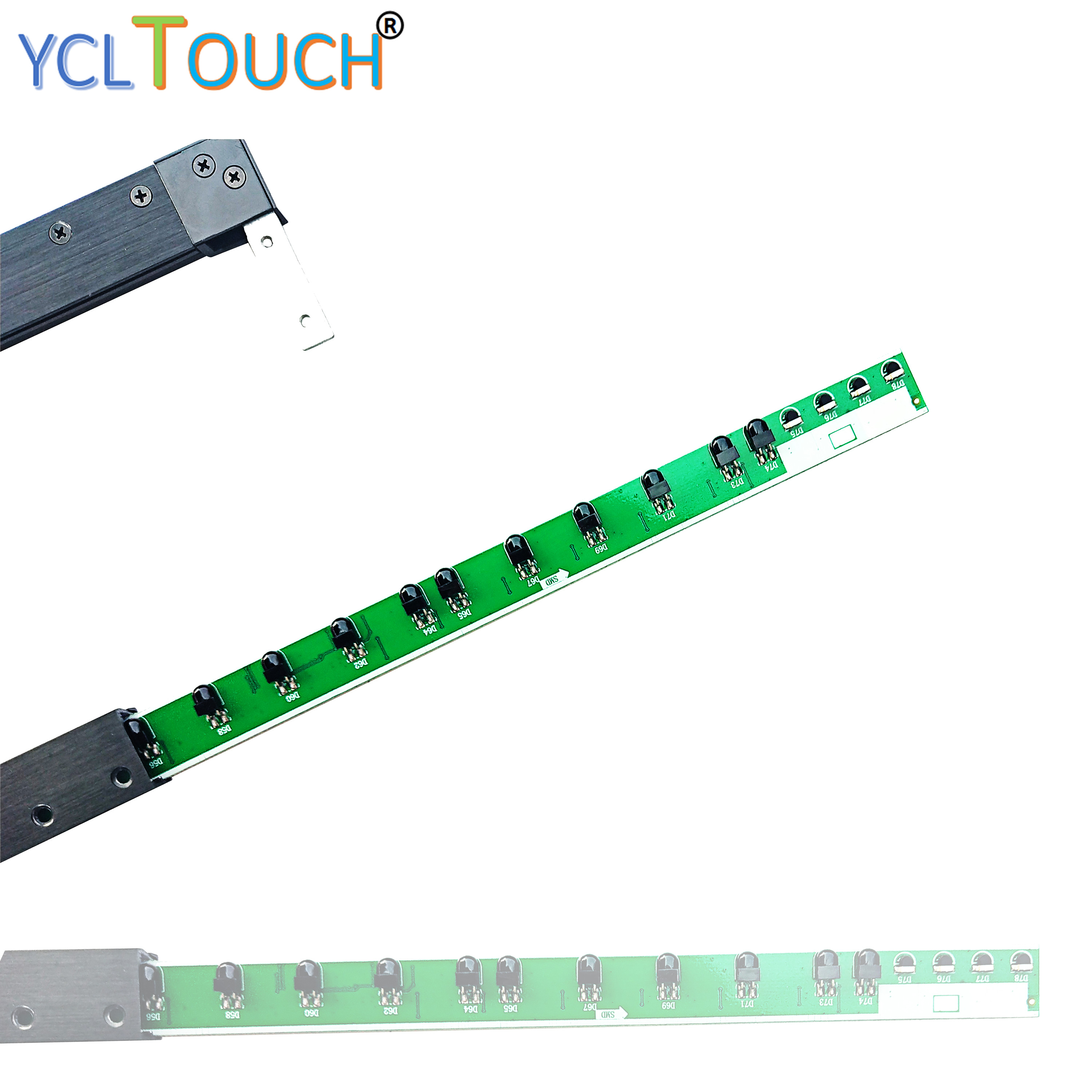 Army Green Touch Screen Components 49 Inch Infrared Touch PCBA Module