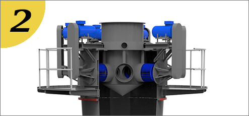 CLUM Ultra Fine Grinding Vertical Mill Roller For Cement Plant