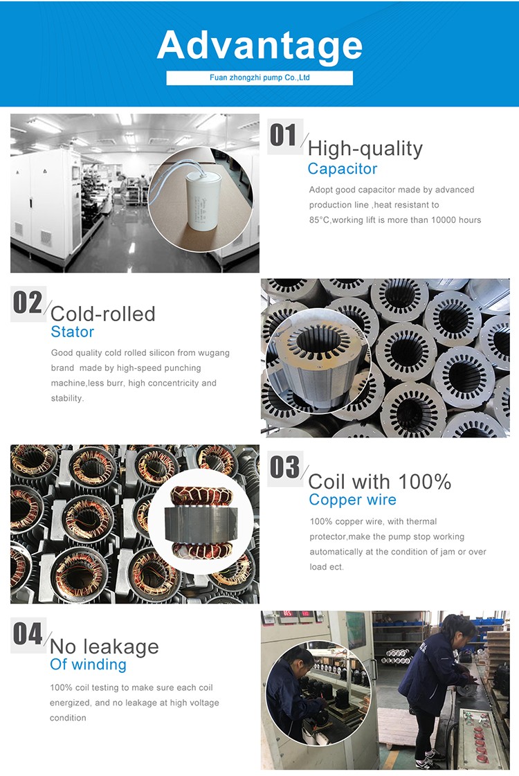 Single Phase Capacitor-run Induction Motors 0.09kw 0.12hp In Agricultural Fields