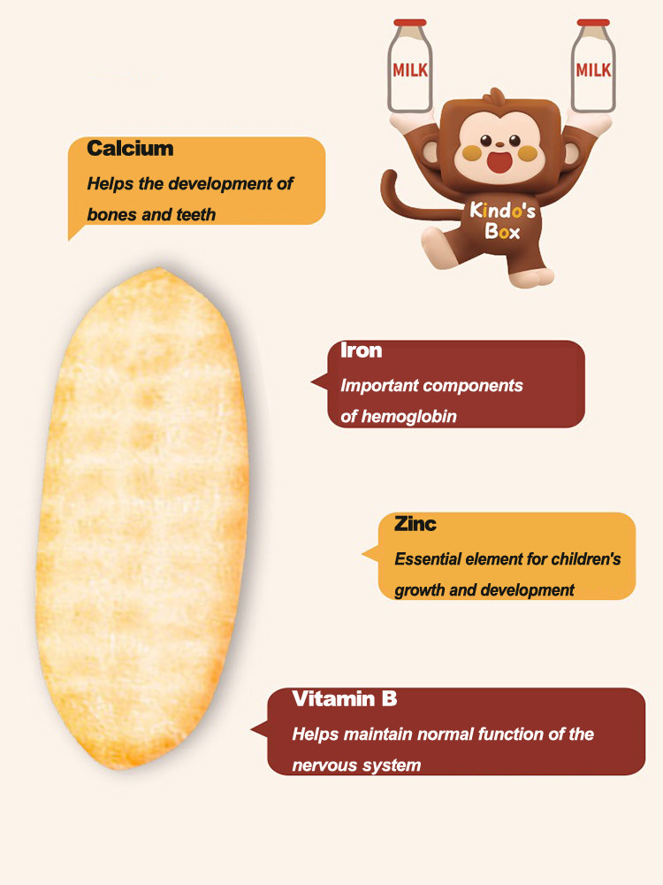 No Added Preservatives Healthy Children'S Teething Bar Rice Crackers