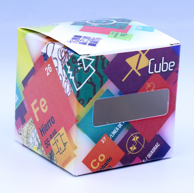 Music Magnetic Speed Cube 3x3 Personalized Sticky Note Pattern UV Printing 0.81 Ounces