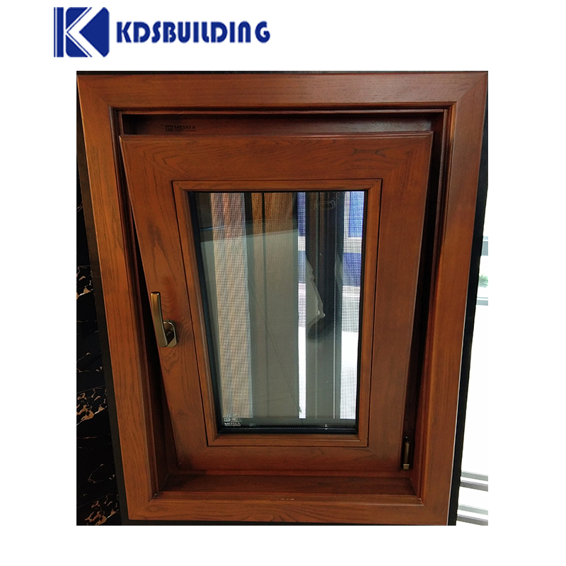 Wooden Window Design Tilt And Turn Window With Temper Glass Fly Screen Germany Hardware Wood Window Grids