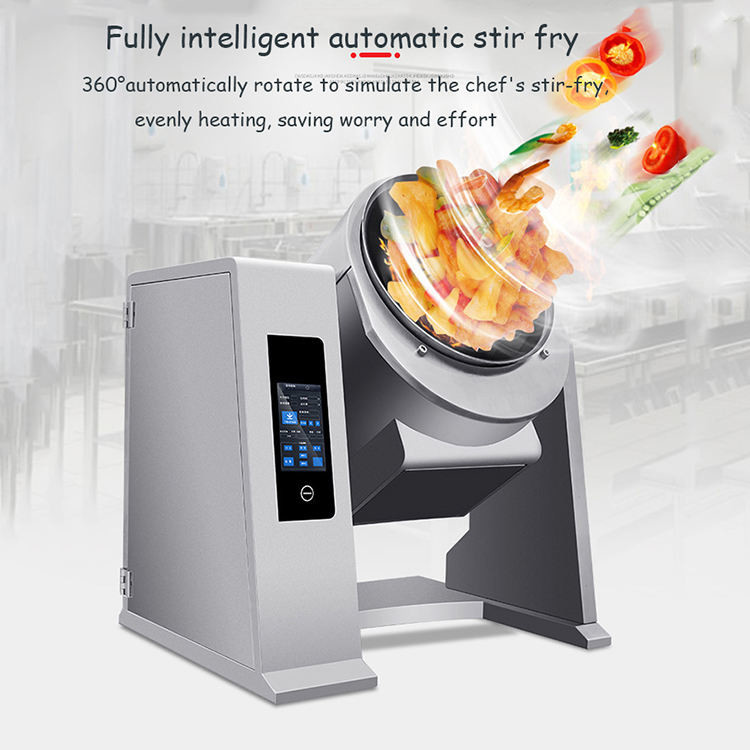50Hz Automatic Kitchen Machine Electric Heating Automatic Cooking Machine