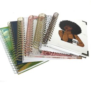 A6 Hardcover Spiral Notebook Printing Exercise Book Printing OEM ODM