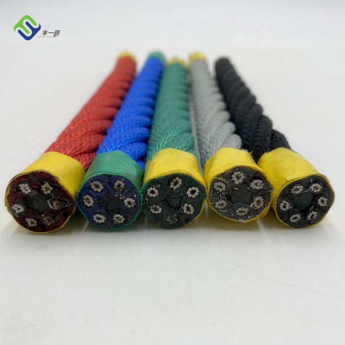 6*8 FC Polyester Combination Wire Rope 16mm 18mm 20mm For Playground