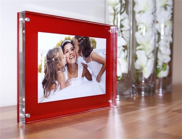 Pure clear square 4x6 hot selling desktop acrylic photo frame
