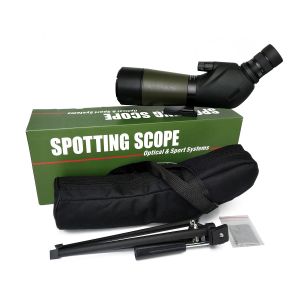 20-60x60 Waterproof Angled Spotting Scope With Tripod Soft Carry Case