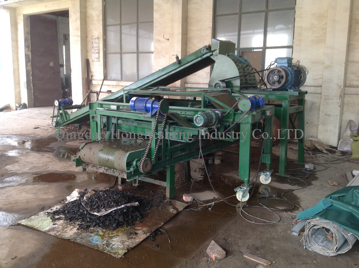 Unvulcanized Radial Tyre Scrap Steel Wire Separator Machine Semi Automatic Manual