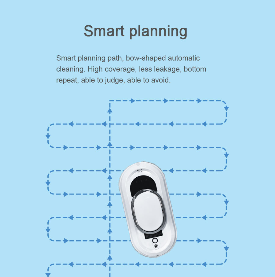 Huidi HCR-01 Intelligent Robot Vacuum Cleaner 80W Power for Household Cleaning Safety