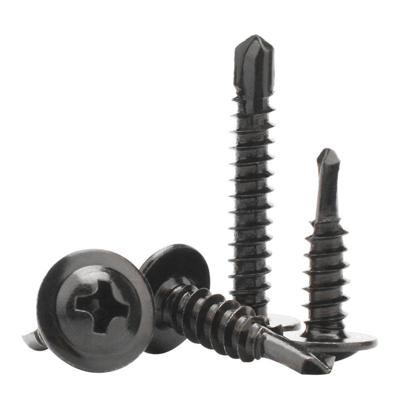 Self drilling dovetail screw with cross drilled design and DIN/GB/ISO thread types
