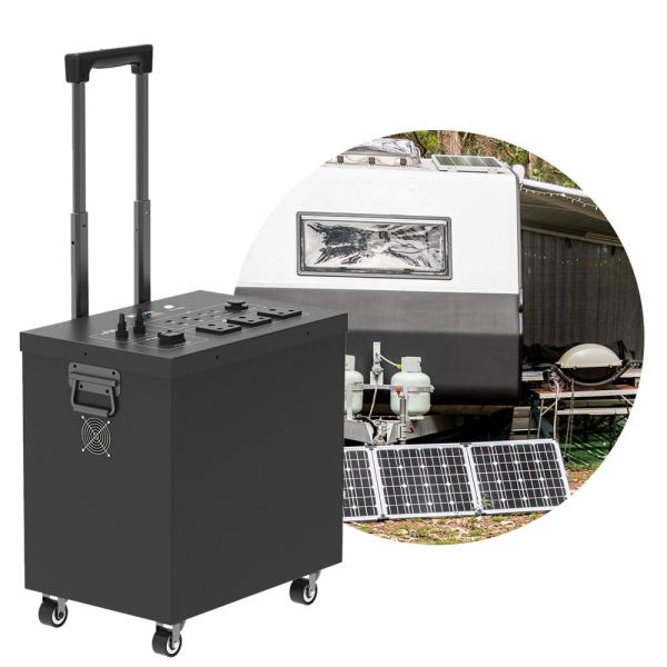 2500w Outdoor Portable Power Station Lifepo4 Battery Backup Solar Generator Pure