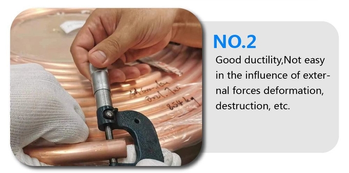 copper pipe for freezer copper tube astm b280 c12200 copper tube for air conditioner soft drawn