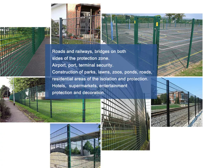 1.03m Double Wire Welded Mesh Fence Protective Community Garden Guardrail 868 656