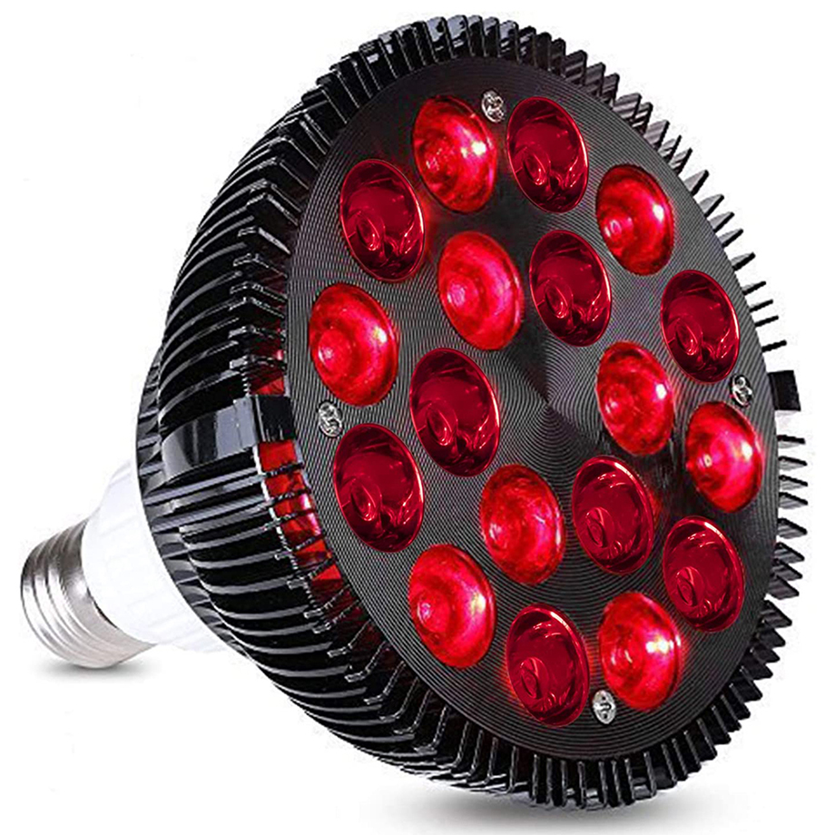 54W Red Light Therapy Lamp 660nm 18LEDs Near Infrared Light Therapy Device For Face Skin