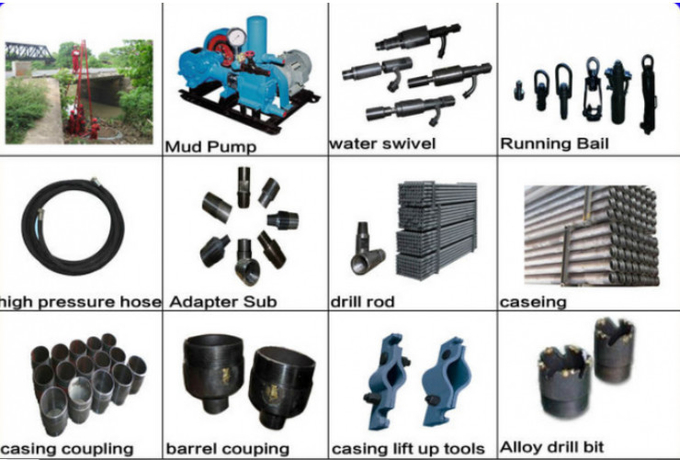 Highly Efficient Soil Investigation Coring 150 Meters Engineering Drilling Rig XY-1A