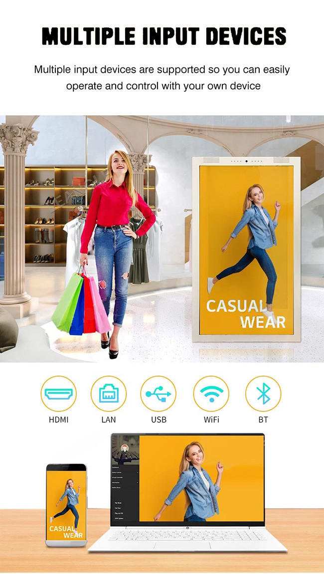 Interactive Transparent LCD Display Box For Jewelry & Luxury Products