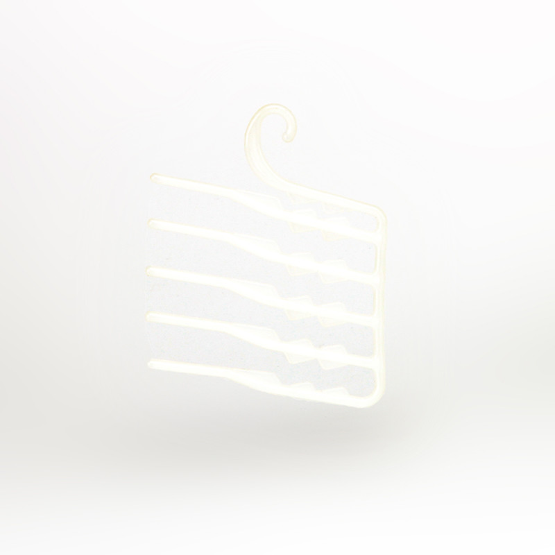 Logo Printed Plastic Suspender Hanger For Socks And Underwear