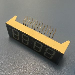 SMT PINS Custom LED Display 7 Segment 4 Digit Super Bright Green For Oven