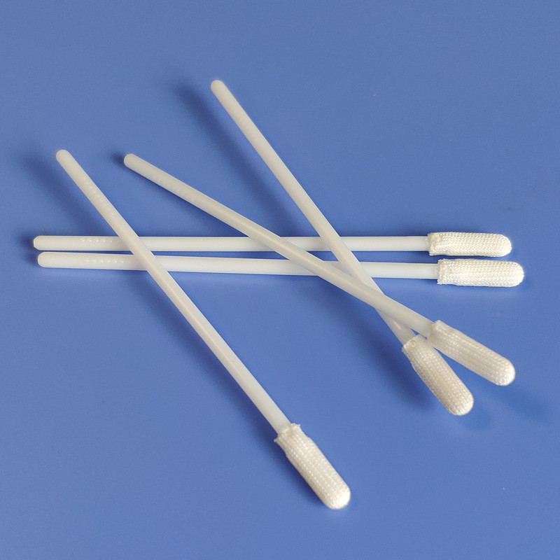 Double Layer Knitted Polyester Swabs 7cm With Ultralow Nonvolatile Residue