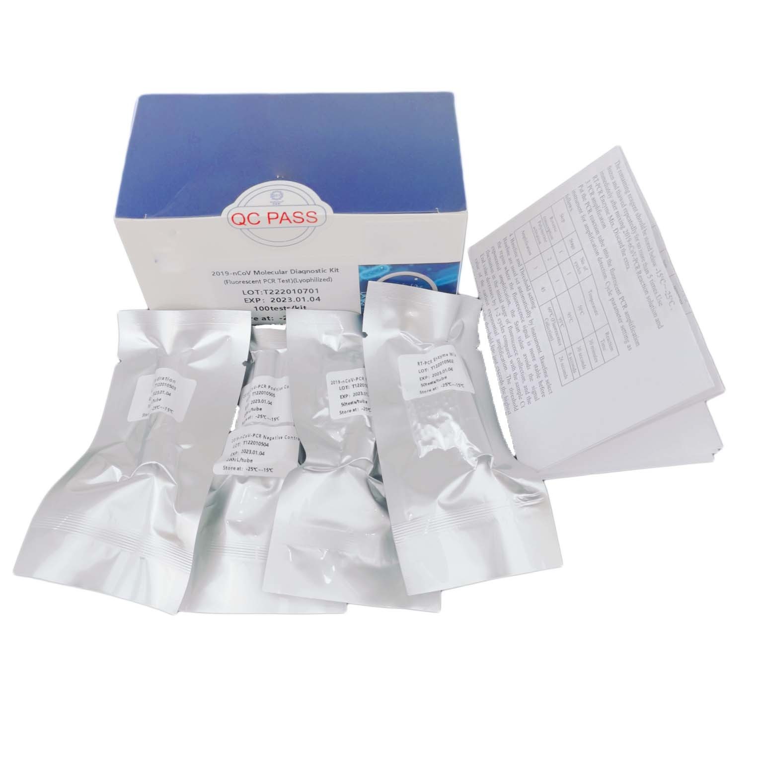 2019-nCoV Molecular Diagnostic Kit (Fluorescent PCR Test) (Lyophilized)