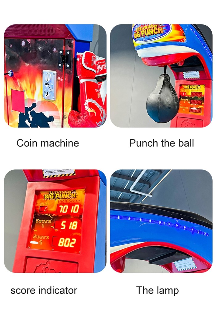 Coin Operated Ultimate Big Punch Boxing Games Amusement Bar Sell Drinks Machine
