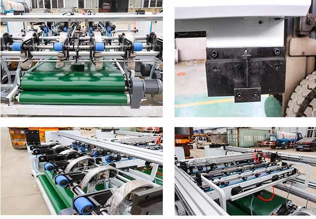 2300mm Pressing Carton Box Folder Gluer Machine Double Pieces