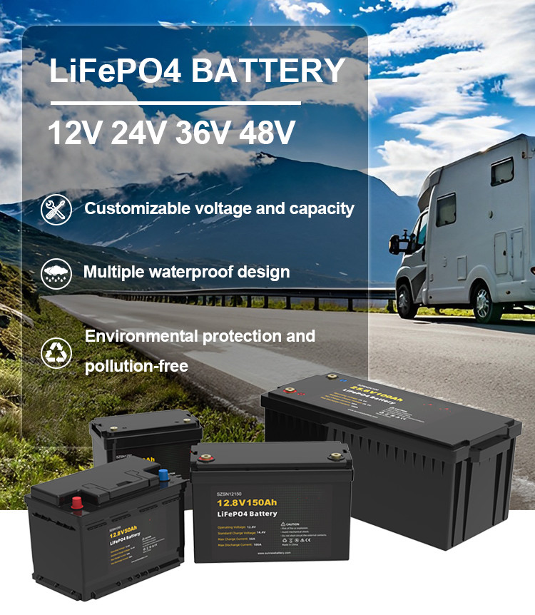 LiFePo4 Lead Acid Replacement Battery 12V 300AH Lithium Ion Battery