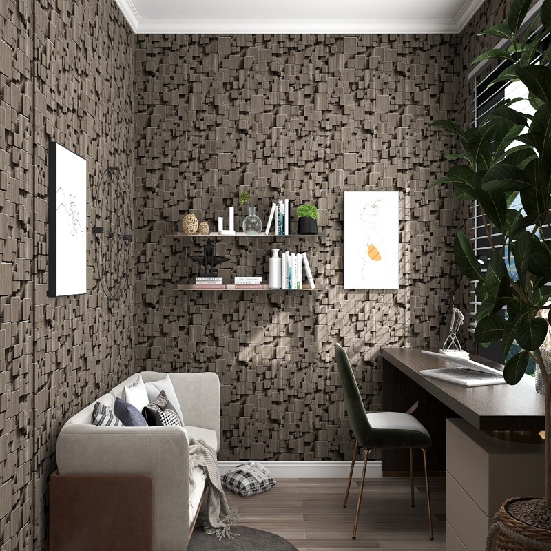 Anti-Static Vinyl Wood Texture Peel and Stick 3D Wallpaper for Vintage Wood Design Contact Paper Sticker 1.96ft * 6.56ft