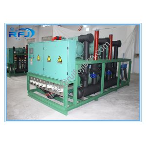 High Temperature Air Cooled Condensing Unit For Blast Freezer , Three Screw