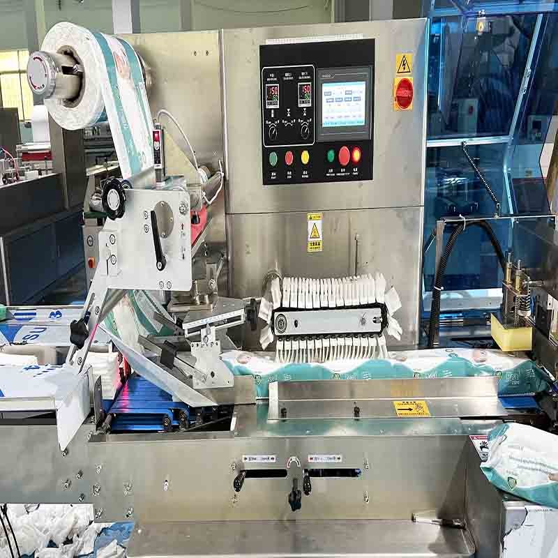 Quick Changeover And Flexibility Baby Wet Wipes Packing Machine with 7'' Display Screen
