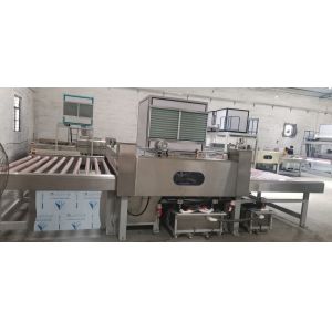 Horizontal Flat Glass Washing Machine with PLC Control System and CE Certificati