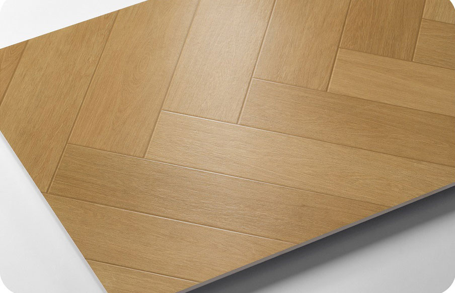Herringbone Brown 60x120cm Eco-Friendly Tiles And Inside Floor Wood Like Porcelain Tile For Kitchen