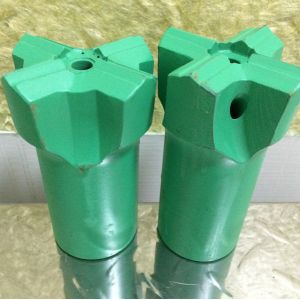 Wear-Resistance Cross Bits , Threaded Tungsten Carbide Cross Bit