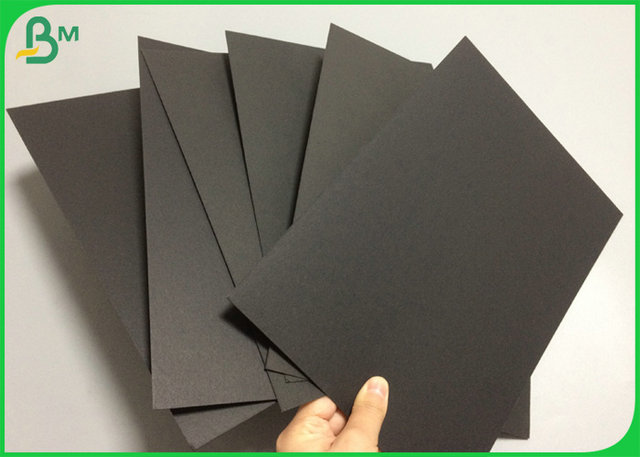 400gsm 500gsm Virgin Pulp Black Cardboard 31inch 43inch Width Roll
