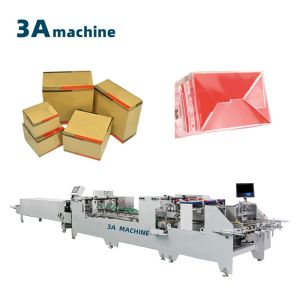 1300JGKW Dual- Lock Bottom Manual Carton Box Folder Gluer Machine