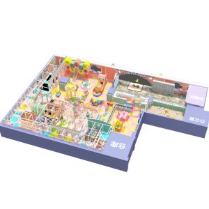 Interactive Multi Functional Play Project Children Playground Soft Equipment