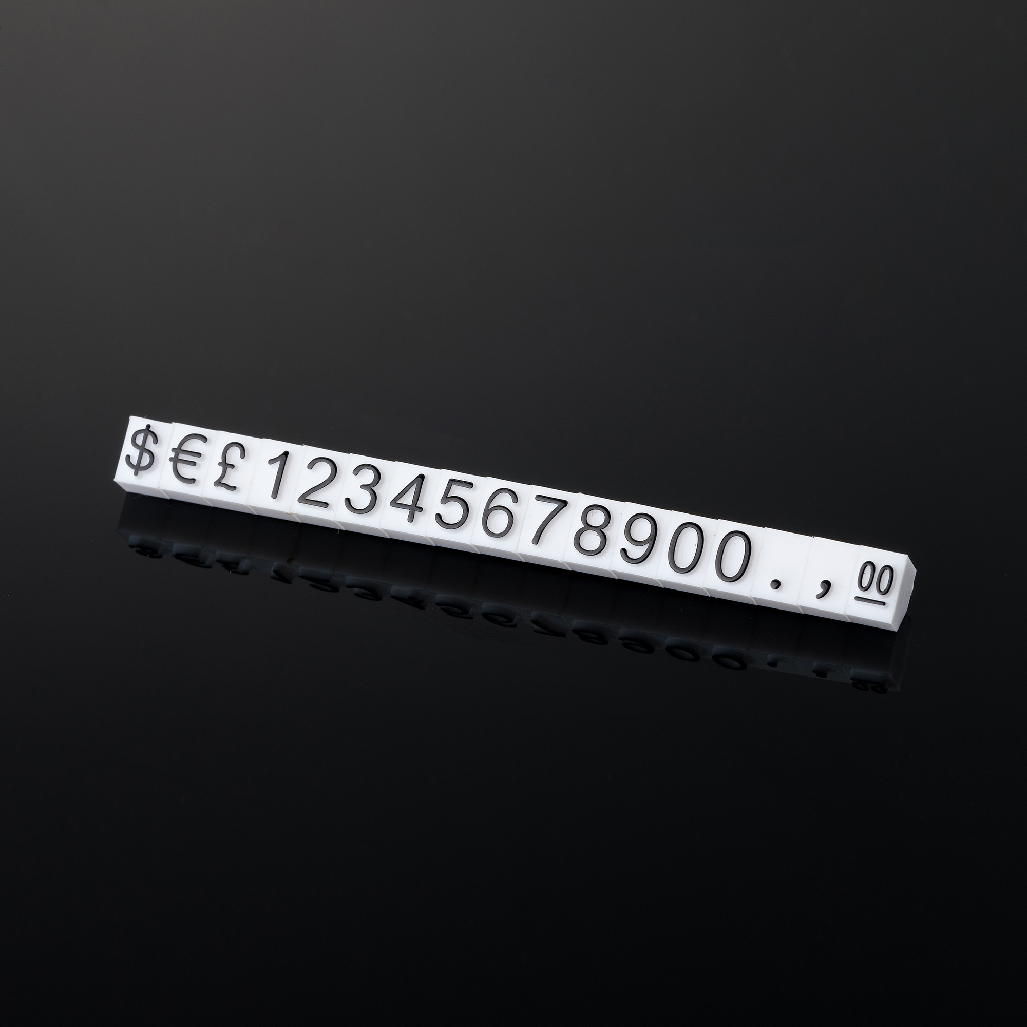 6x4mm Jewellery Display Price Digital Cube For Retail Shop Display Customizable