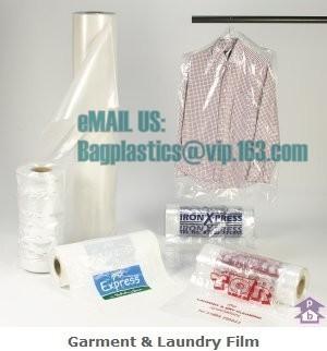 Cover films, Garment covers, laundry bag, garment cover film, films on roll,