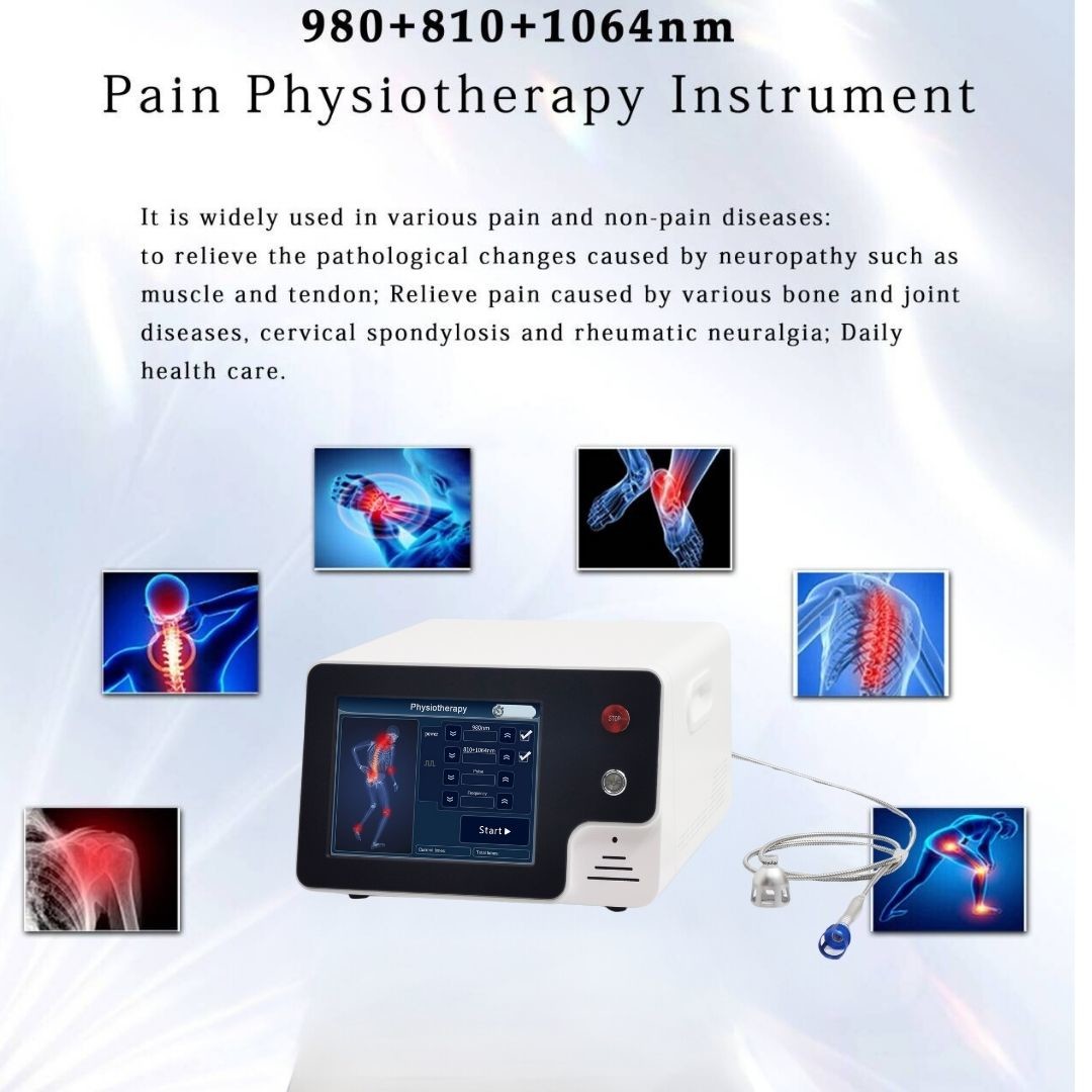 810 980 1064nm Laser Machine With Battery Class Iv 20w Pain Relief Laser Therapy Machine 980