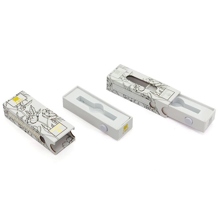Window CBD Vape Cartridge Box Printing Child Proof